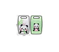 Tabla De Picar Cocina Diseño Panda Kawaii Antideslizante 37cm - Miniatura 3
