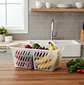 Canasto Organizador Plástico Con Mango Multiuso - Miniatura 6