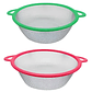 Colador de Cocina Malla Metálica 26 cm Bowl con Asas Plástico - Miniatura 6