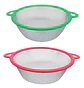 Colador de Cocina Malla Metálica 26 cm Bowl con Asas Plástico - Miniatura 6