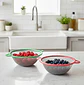 Colador Escurridor De Cocina Malla Metálica 23 Cm Con Asas - Miniatura 6