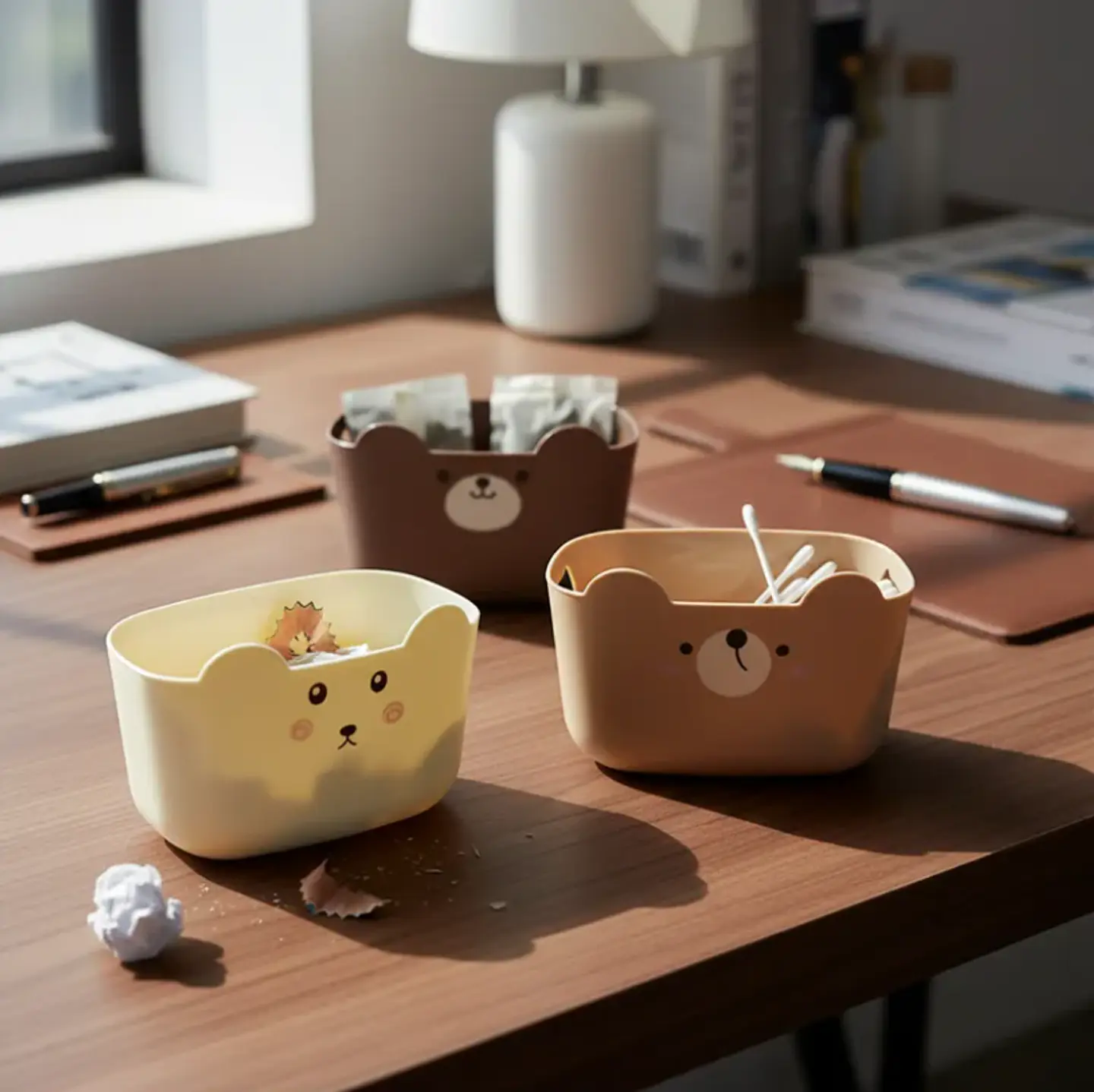 Set 3 Porta Lapices Oso Kawaii 2