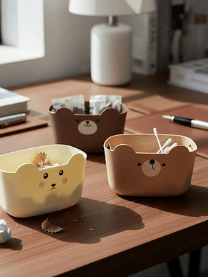 Set 3 Porta Lapices Oso Kawaii