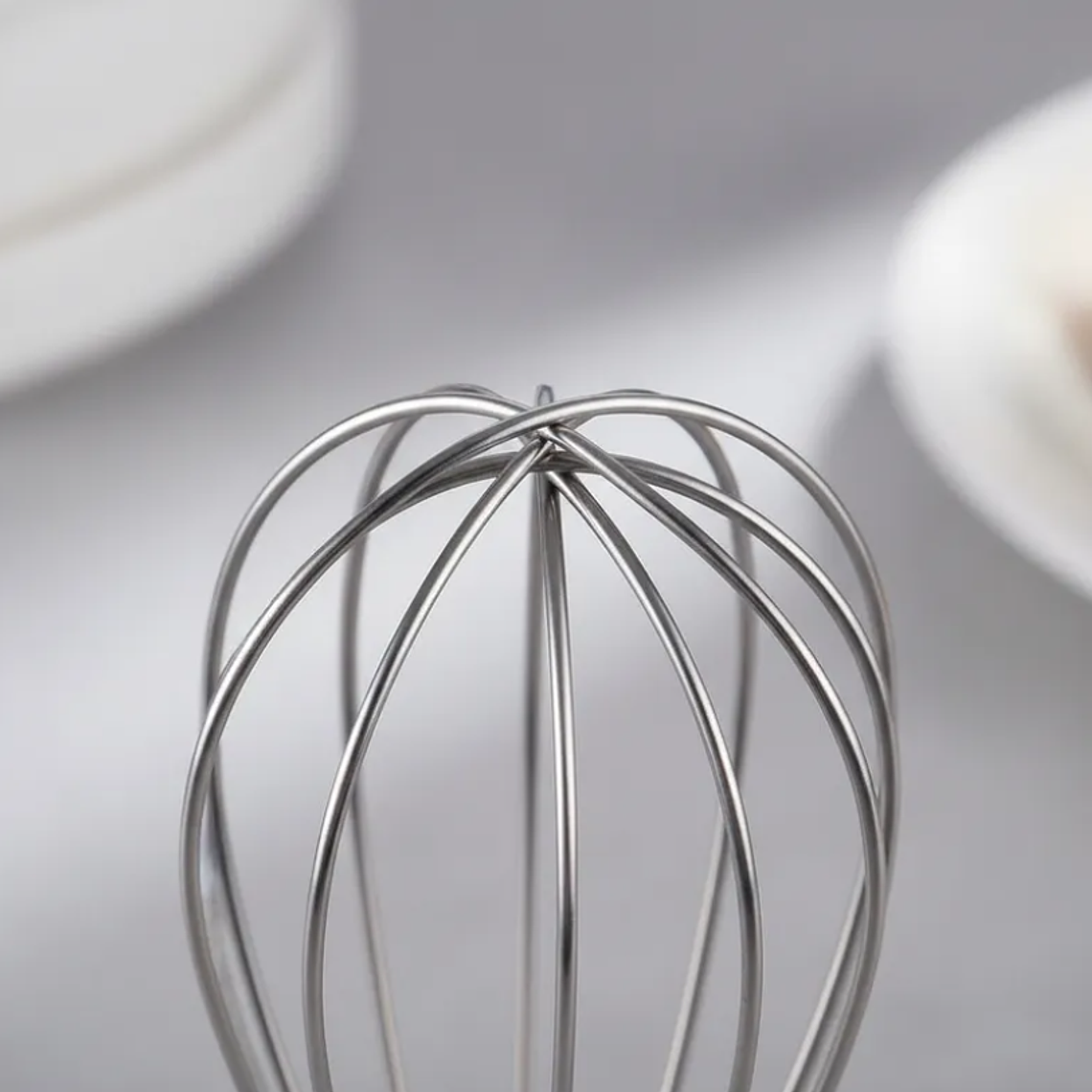 Batidor De Globo Manual Acero Inoxidable 30 Cm Repostería 12pcs 5