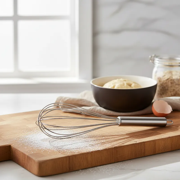 Batidor De Globo Manual Acero Inoxidable 30 Cm Repostería 12pcs 1