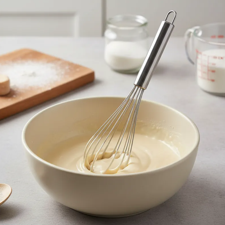 Batidor De Globo Manual Acero Inoxidable 30 Cm Repostería 12pcs 2