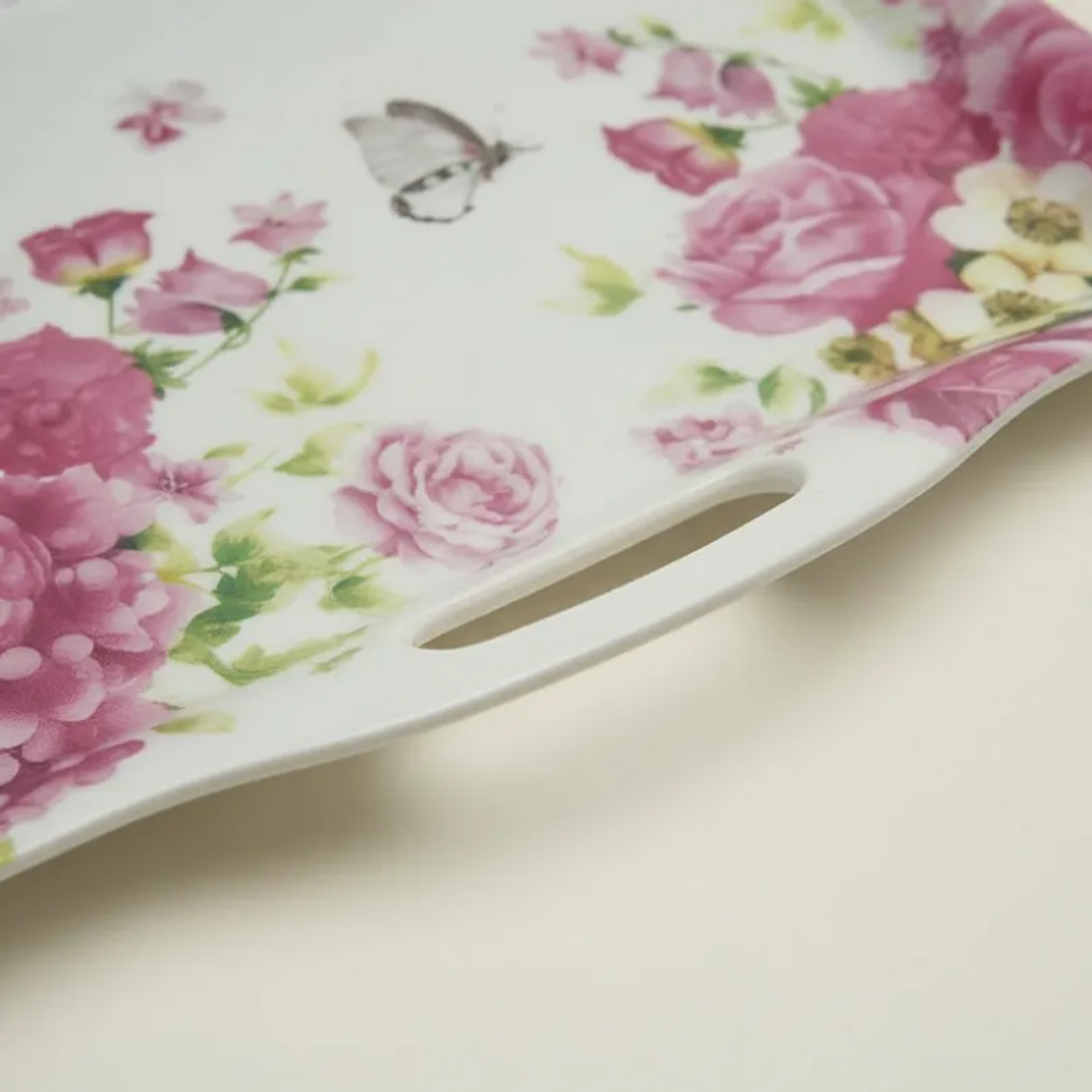 Bandeja Plástica Para Servir Con Asas 40cm Varios Diseños 2