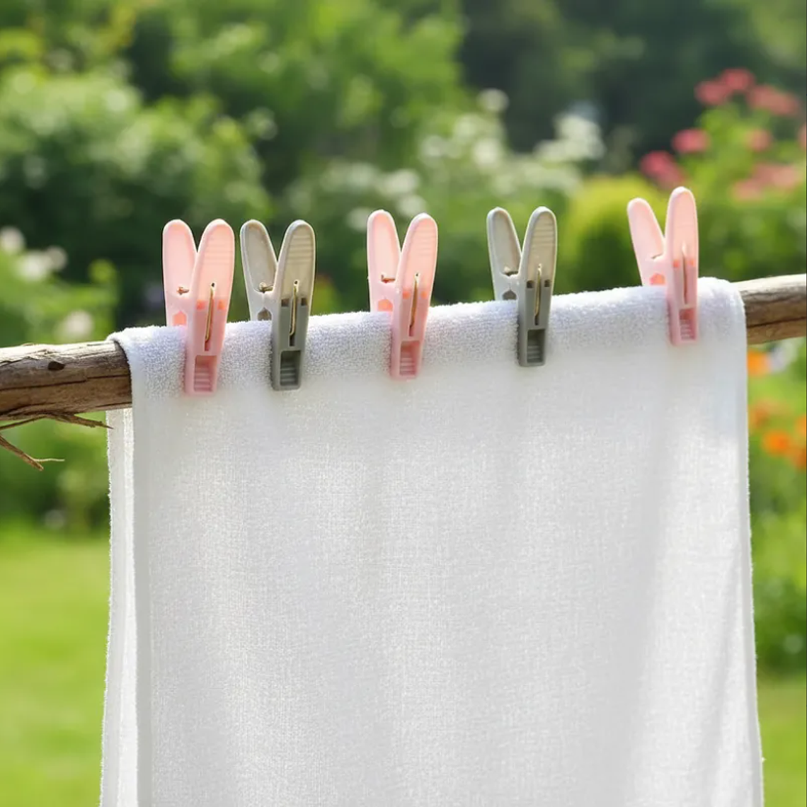 Set  Perros De Ropa Plásticos 6cm Pinzas Colores Surtidos 3