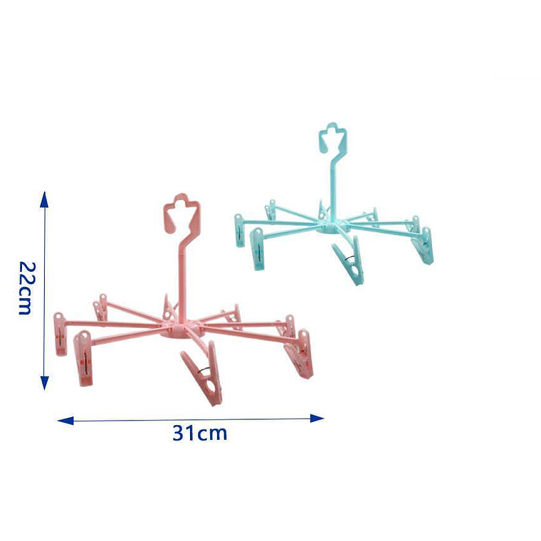 Colgador Pulpo Plegable 8 Brazos Para Ropa Interior Calcetines 5