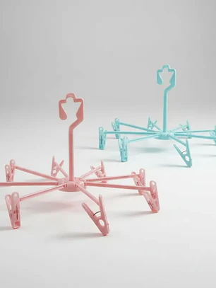 Colgador Pulpo Plegable 8 Brazos Para Ropa Interior Calcetines