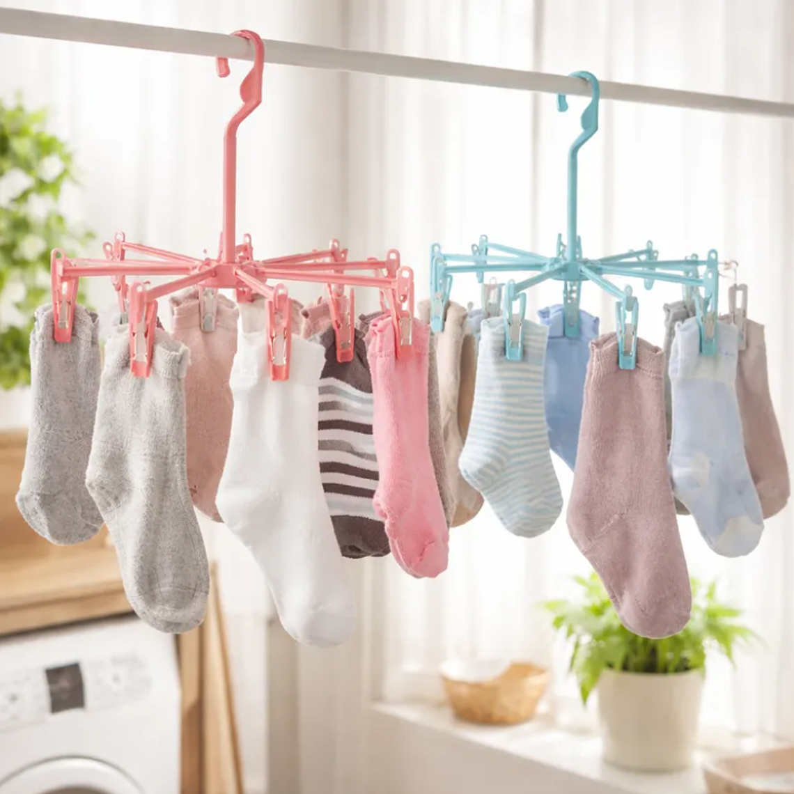 Colgador Pulpo Plegable 8 Brazos Para Ropa Interior Calcetines 1