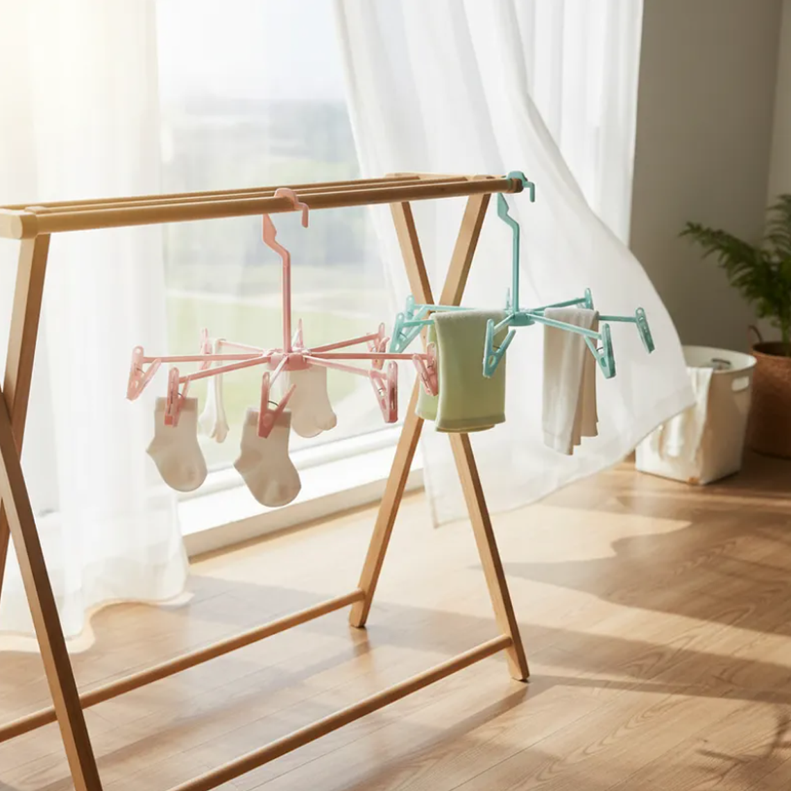 Colgador Pulpo Plegable 8 Brazos Para Ropa Interior Calcetines 6