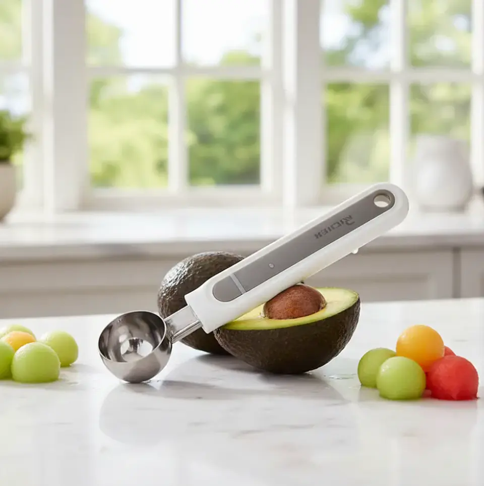 Sacabocados de acero inoxidable para frutas 16.5cm 4
