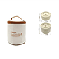 Set Lonchera Térmica Redonda Con 2 Potes Para Comida Oso - Miniatura 3