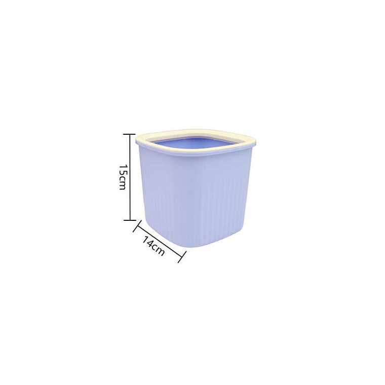 Papelero Basurero Pequeño Escritorio  Plástico 15x14cm 5