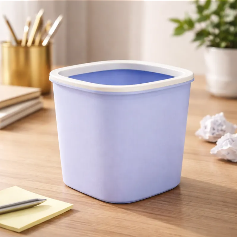 Papelero Basurero Pequeño Escritorio  Plástico 15x14cm 7