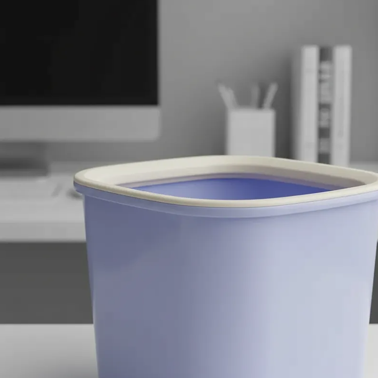 Papelero Basurero Pequeño Escritorio  Plástico 15x14cm 8