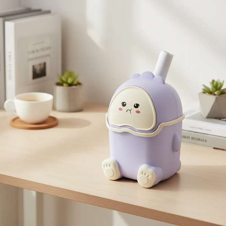 Basurero Papelero Kawaii Dinosaurio Escritorio Infantil 8