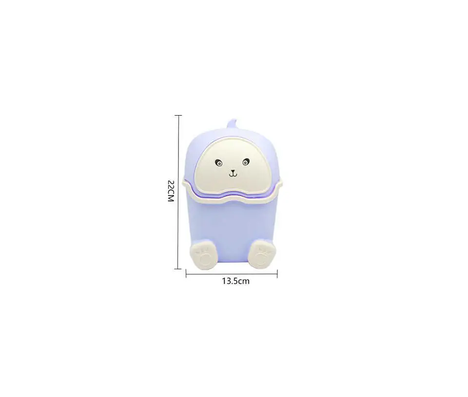 Basurero Papelero Infantil Kawaii Con Tapa Vaivén  3