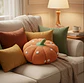 Cojín Decorativo Peluche Forma Calabaza con  Lunares 40cm - Miniatura 5