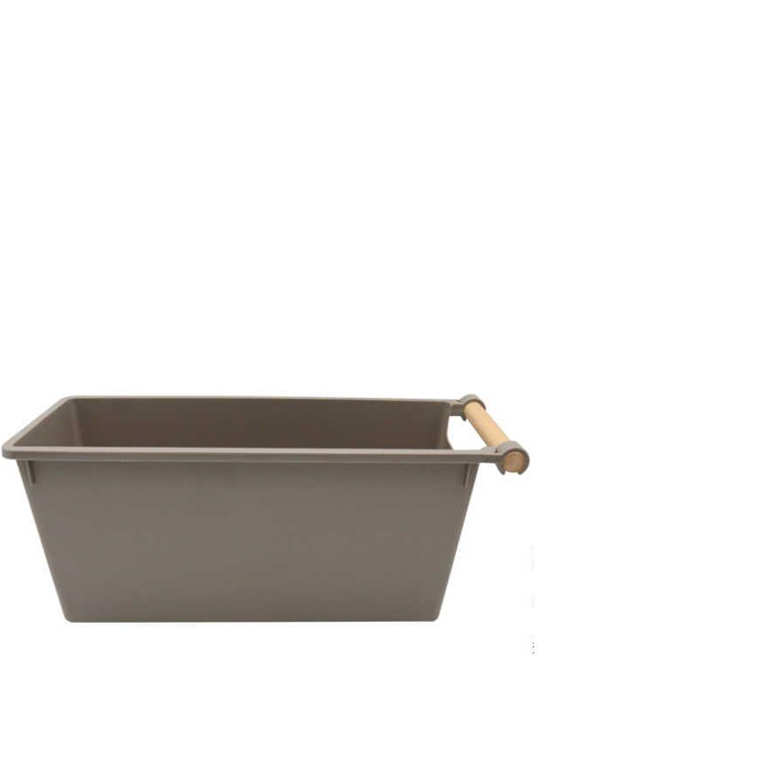 Canasto Organizador Plástico Multiuso Con Asas  33cm 4