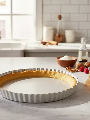 Molde Tartera Acanalada Desmontable 28 Cm Para Pie Kuchen
