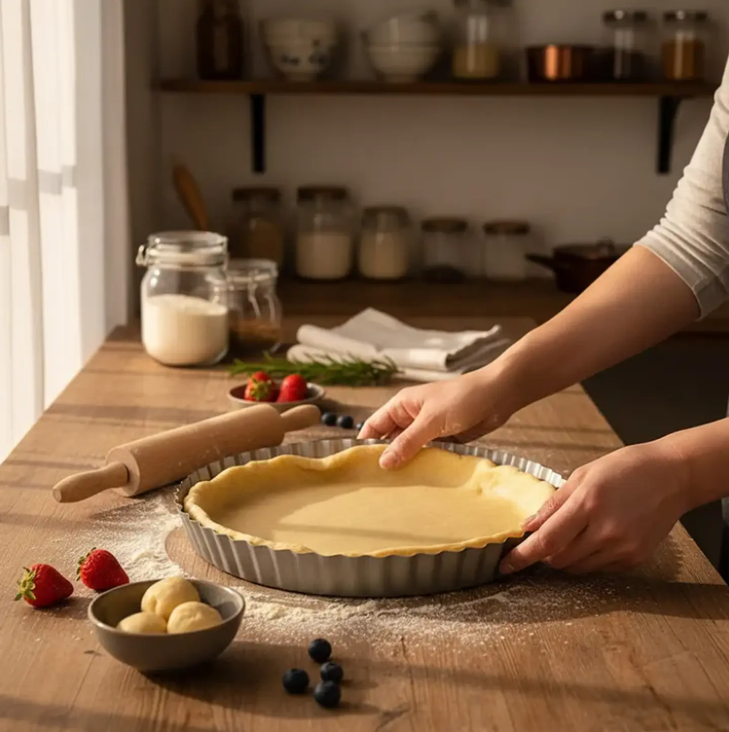 Molde Para Tarta O Kuchen Desmontable Acanalado 24 Cm 3