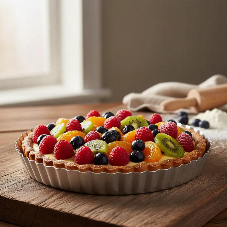 Molde Para Tarta O Kuchen Redondo Acanalado 20 Cm Repostería 1