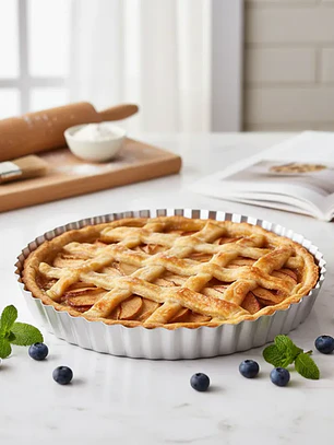 Molde Tarta O Kuchen Redondo Acanalado 16 Cm Repostería