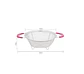 Colador De Acero Inoxidable Con Asas Rosadas 23cm - Miniatura 6