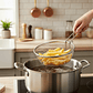 Canasto Freidor De Acero Inoxidable Con Mango Largo - Miniatura 5