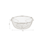 Canasto Colador Freidor De Acero Inoxidable Malla 20cm - Miniatura 5