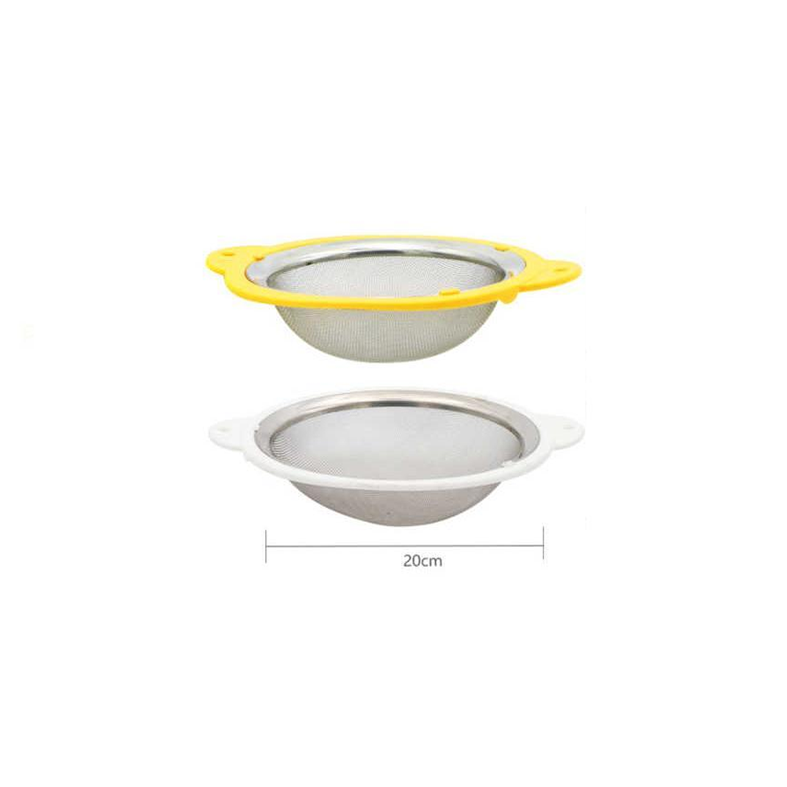 Colador Cernidor De Cocina Acero Inoxidable Malla Fina 20cm 5
