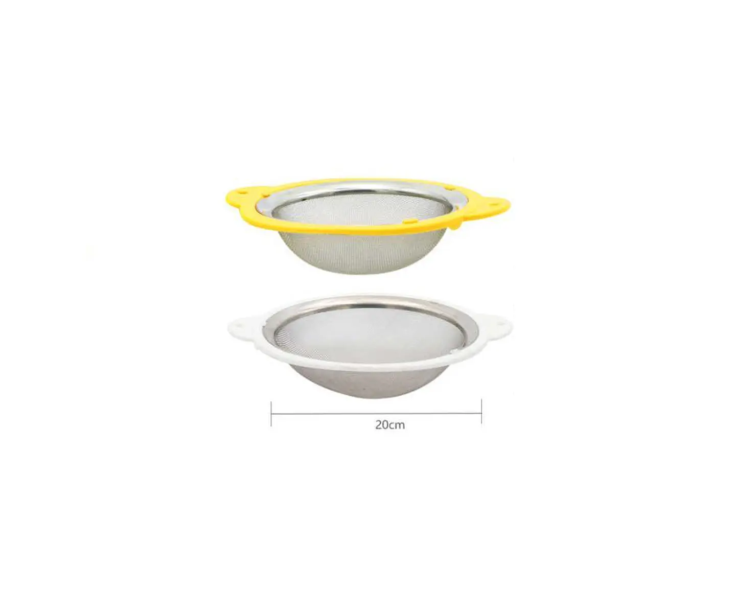 Colador Cernidor De Cocina Acero Inoxidable Malla Fina 20cm 5