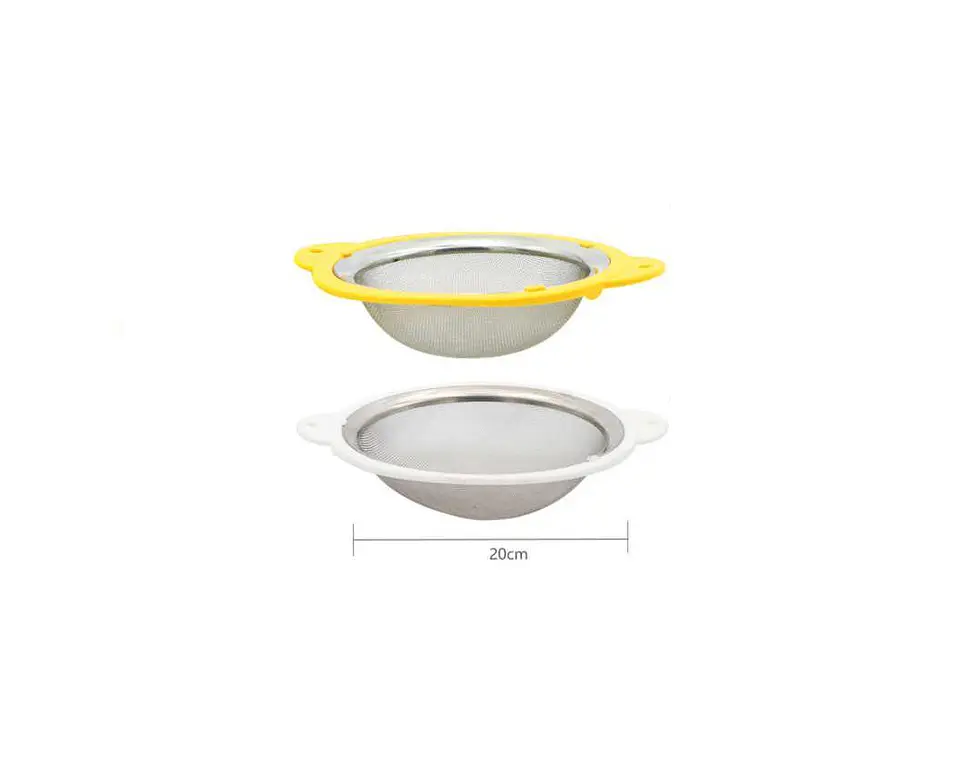 Colador Cernidor De Cocina Acero Inoxidable Malla Fina 20cm 5
