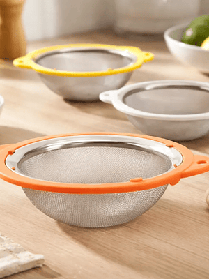 Colador Cernidor De Cocina Acero Inoxidable Malla Fina 20cm