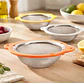 Colador Cernidor De Cocina Acero Inoxidable Malla Fina 20cm - Miniatura 1