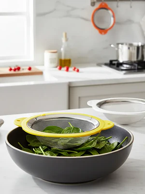 Colador de Acero Inoxidable Malla Fina 18cm Cocina