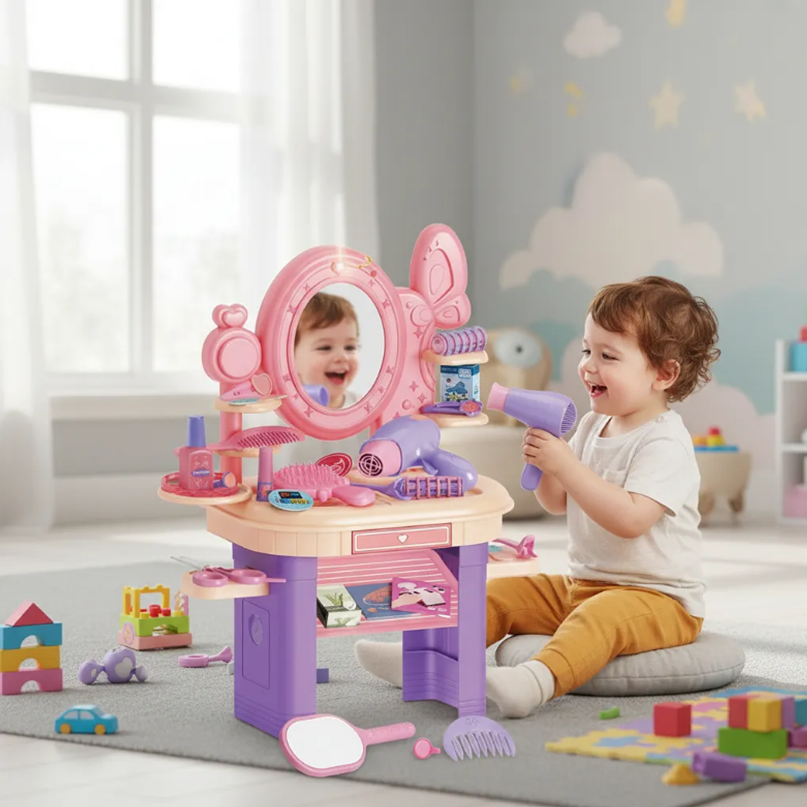 Juguete Tocador Multifuncional Con Luces Y Música 6