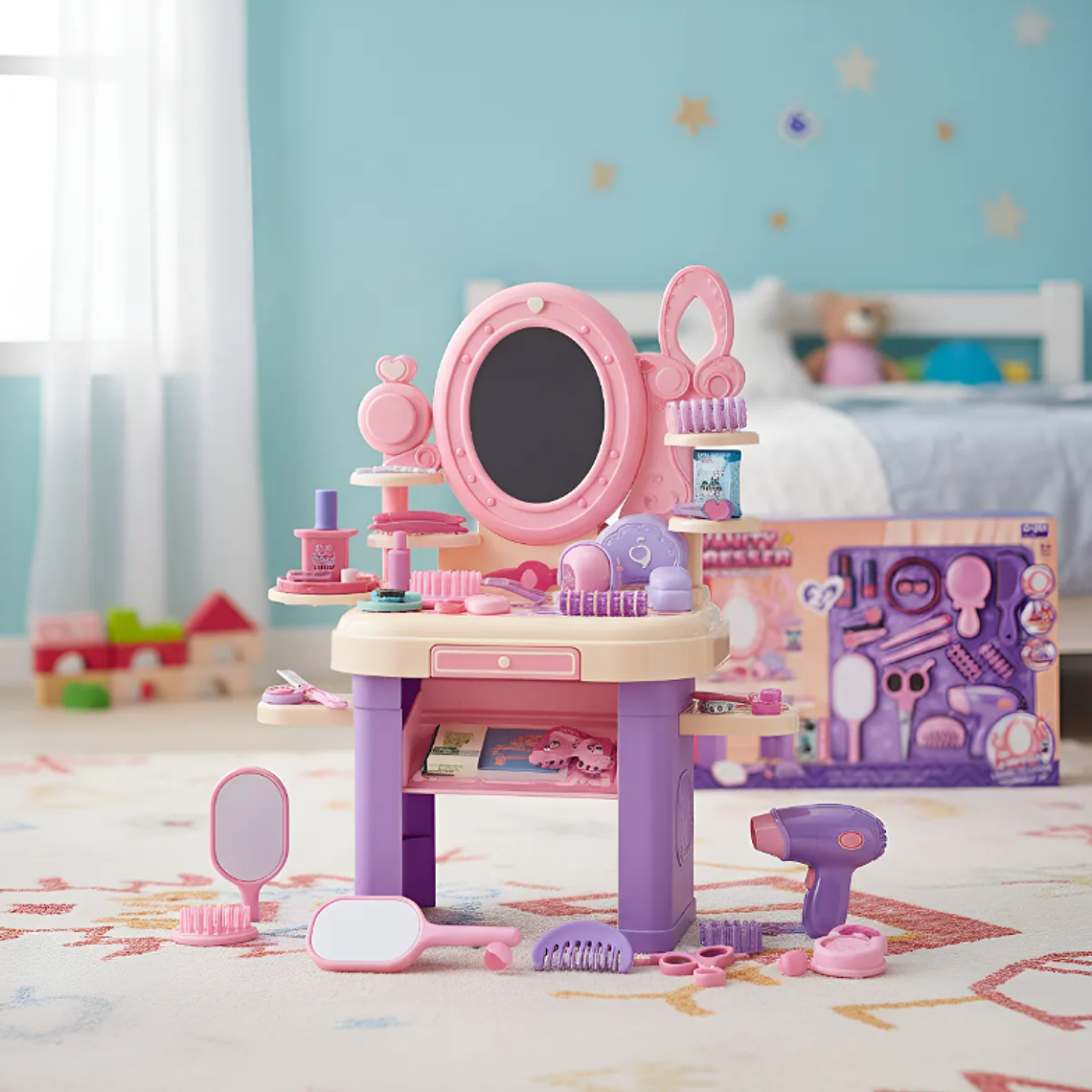 Juguete Tocador Multifuncional Con Luces Y Música 7