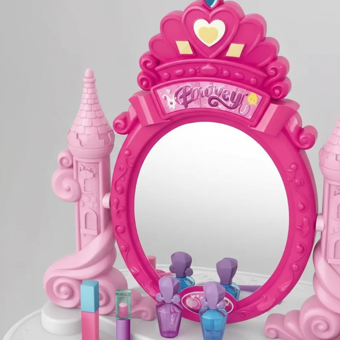 Juguete Tocador Princesa Maquillaje Para Niñas 5