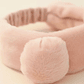 Cintillo De Felpa Skincare Maquillaje Con Orejitas Kawaii - Miniatura 5