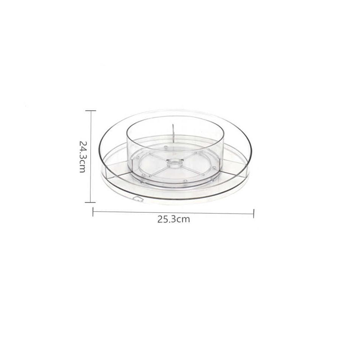 Organizador Giratorio Acrílico para Baño y Cosméticos 2