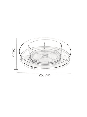 Organizador Giratorio Acrílico para Baño y Cosméticos