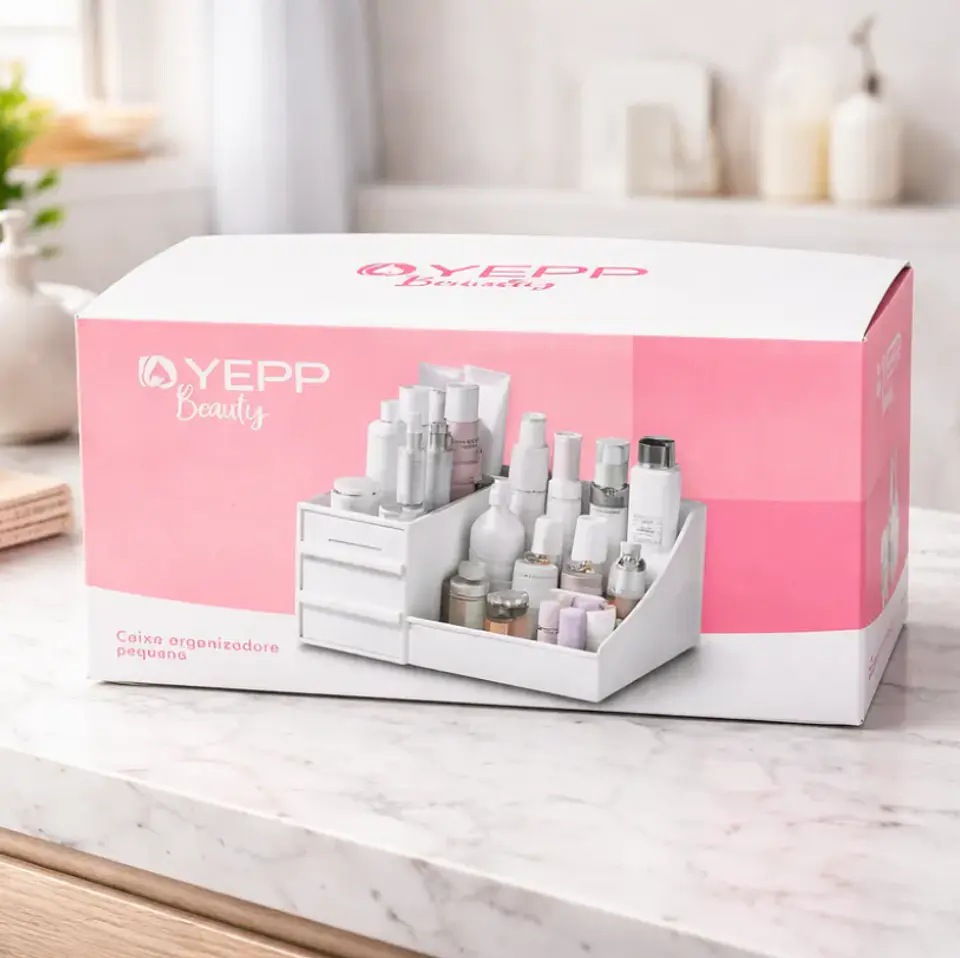 Organizador De Maquillaje Escritorio Con Cajones Cosméticos 7