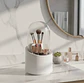 Organizador De Brochas Maquillaje Giratorio Con Tapa Antipolvo - Miniatura 1