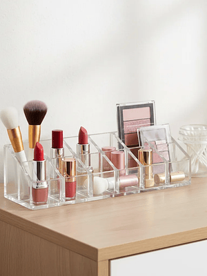 Organizador Acrílico Para Maquillaje Labiales 12 Espacios