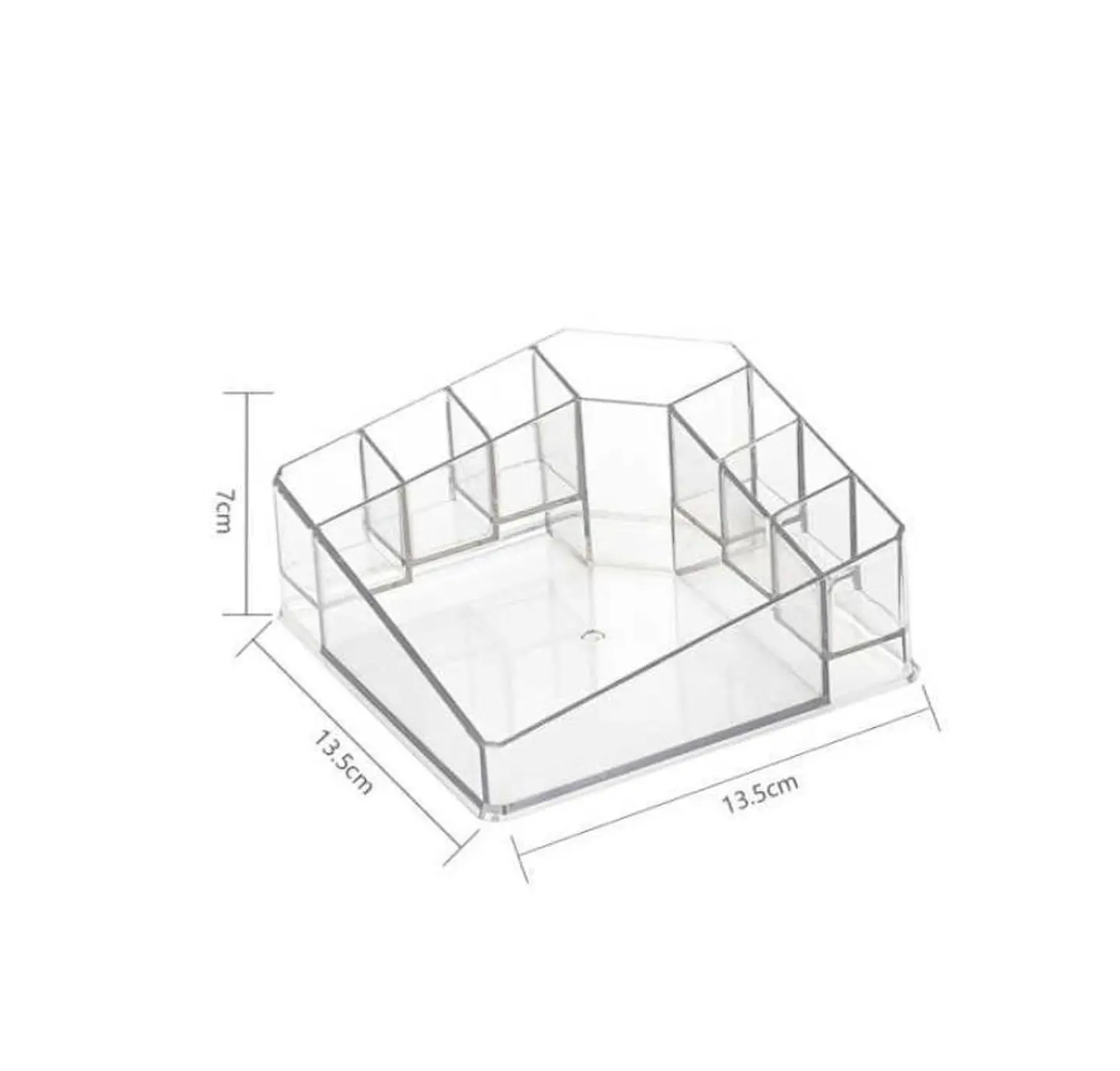 Organizador Acrílico Transparente para Maquillaje 7x13.5cm 3