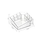 Organizador Acrílico Transparente para Maquillaje 7x13.5cm - Miniatura 3
