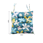 Cojín Para Silla Acolchado Diseño Flores 40x40cm Con Amarra - Miniatura 3